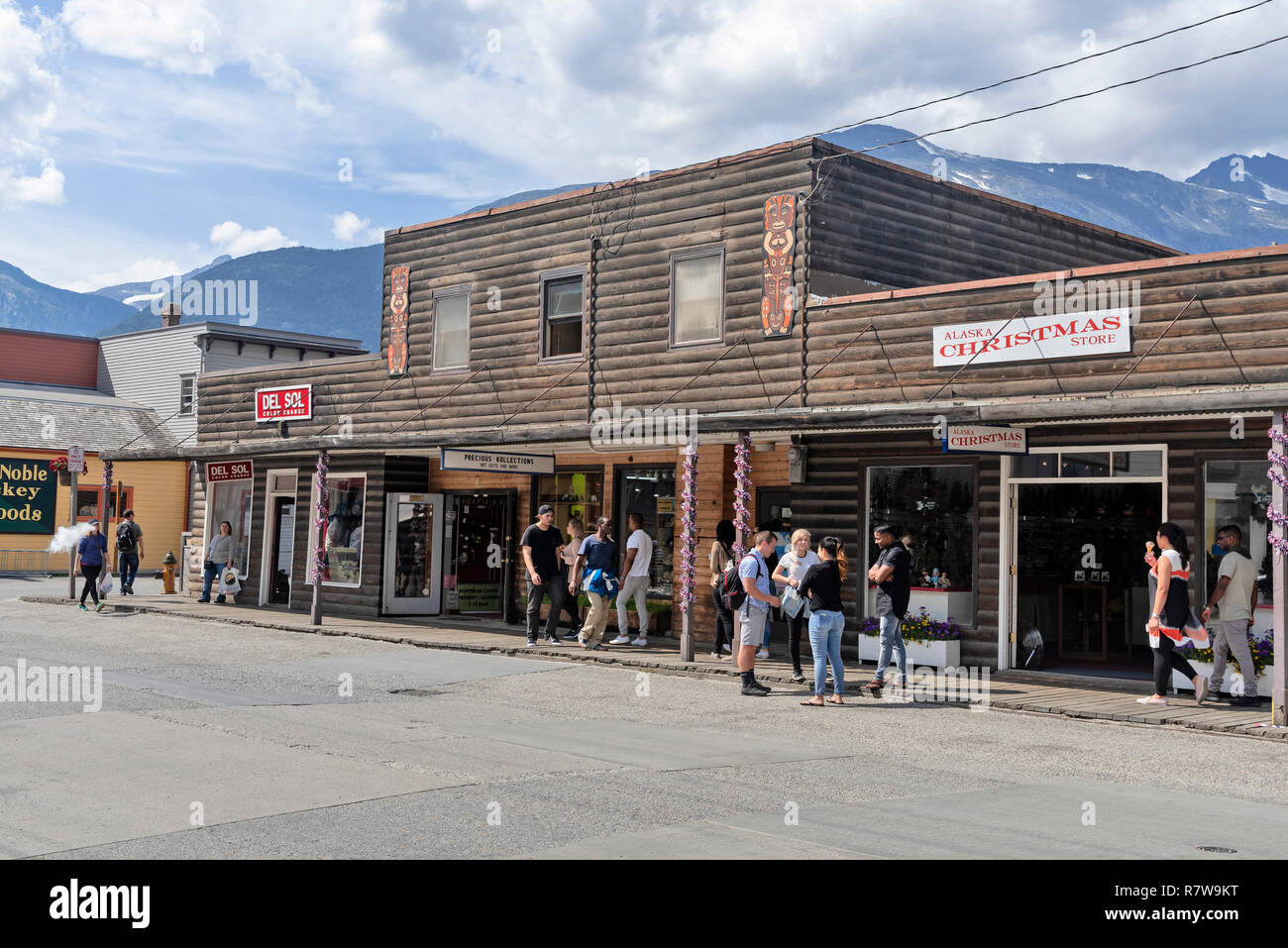 Streets of Skagway, Alaska, Klondike Gold Rush National Historical Park ...