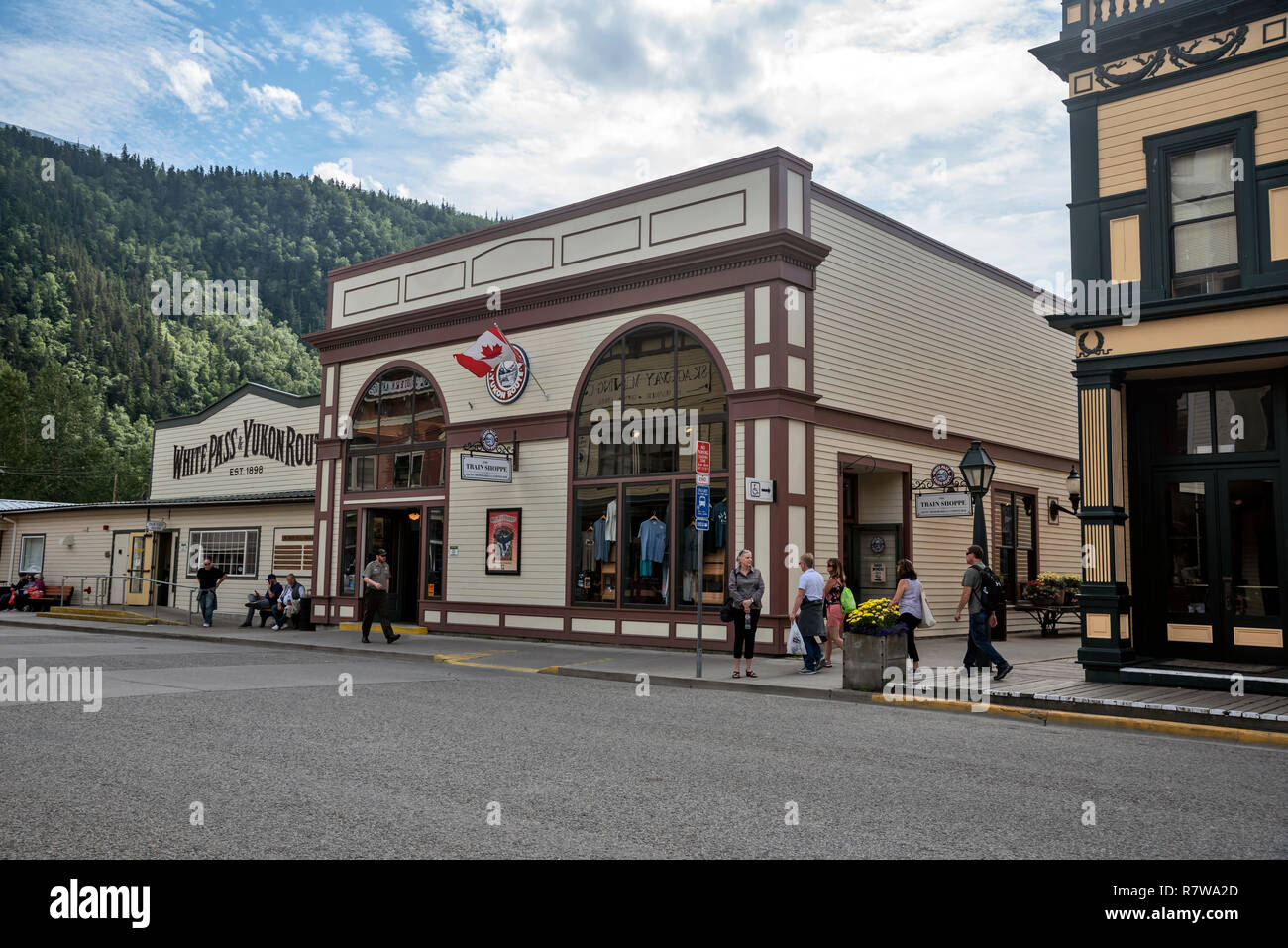 Streets of Skagway, Alaska, Klondike Gold Rush National Historical Park ...