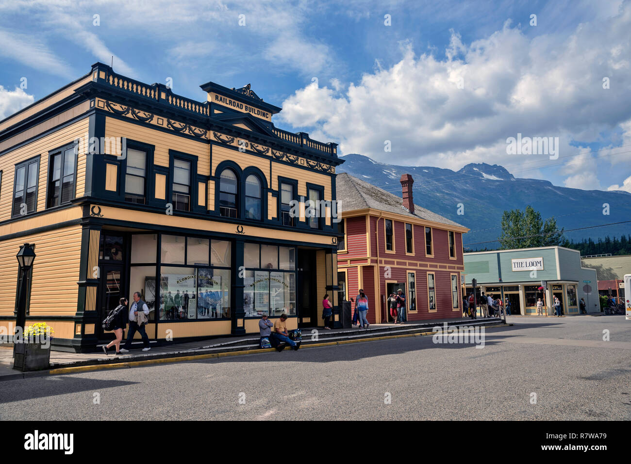 Streets of Skagway, Alaska, Klondike Gold Rush National Historical Park ...