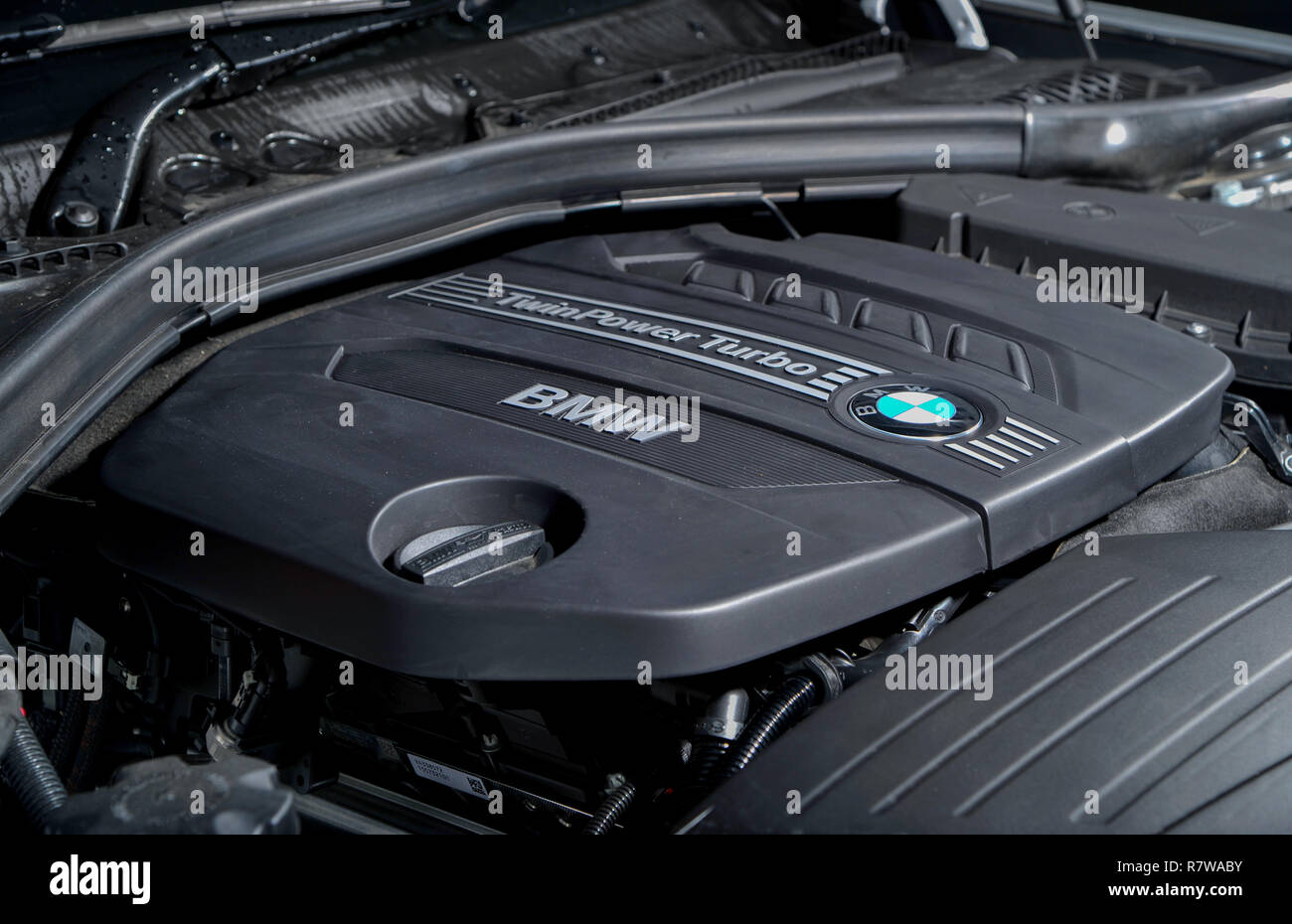 2013 F32 shape BMW 420d German premium coupe Stock Photo