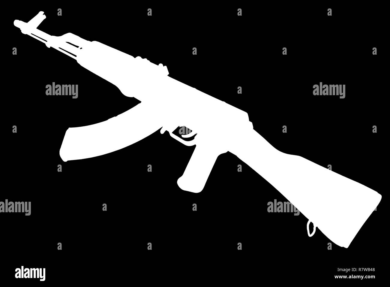Ak 47 Ak47 Black and White Stock Photos & Images - Alamy