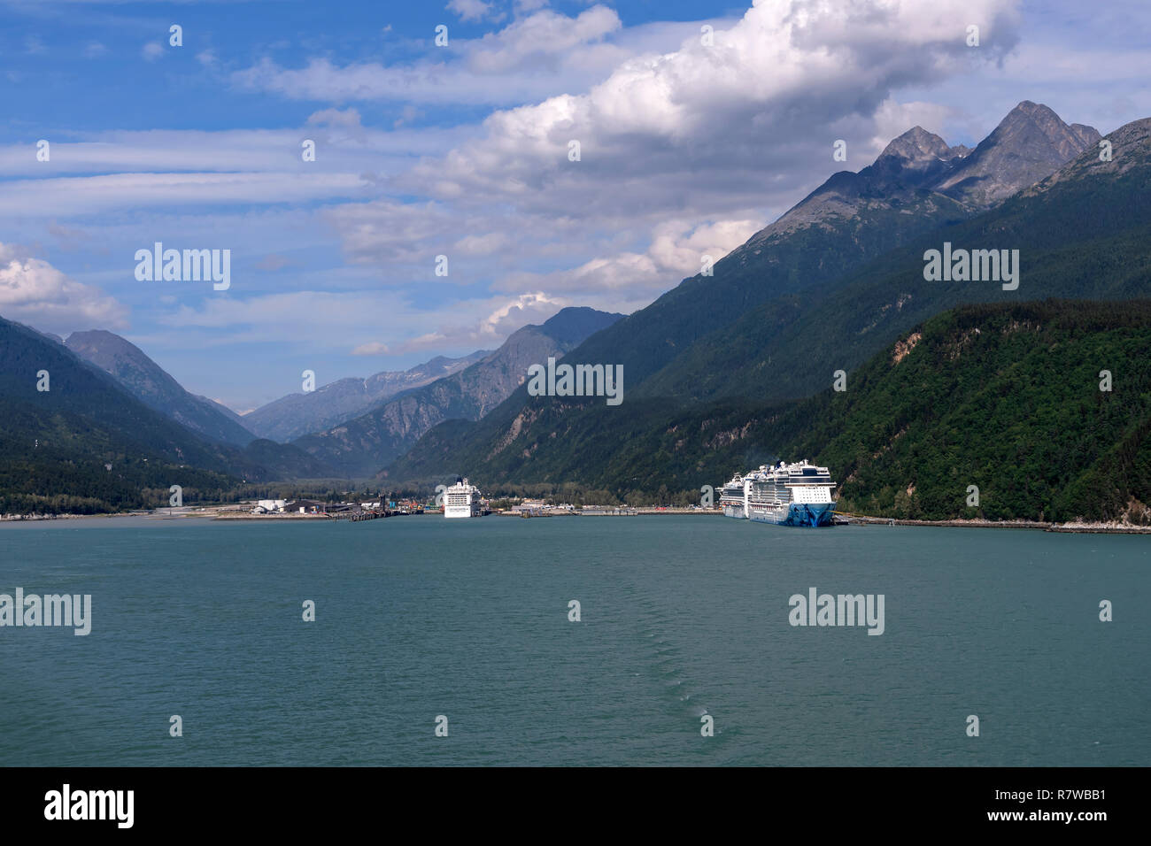 Skagway landscape, Alaska, Klondike Gold Rush National Historical Park ...