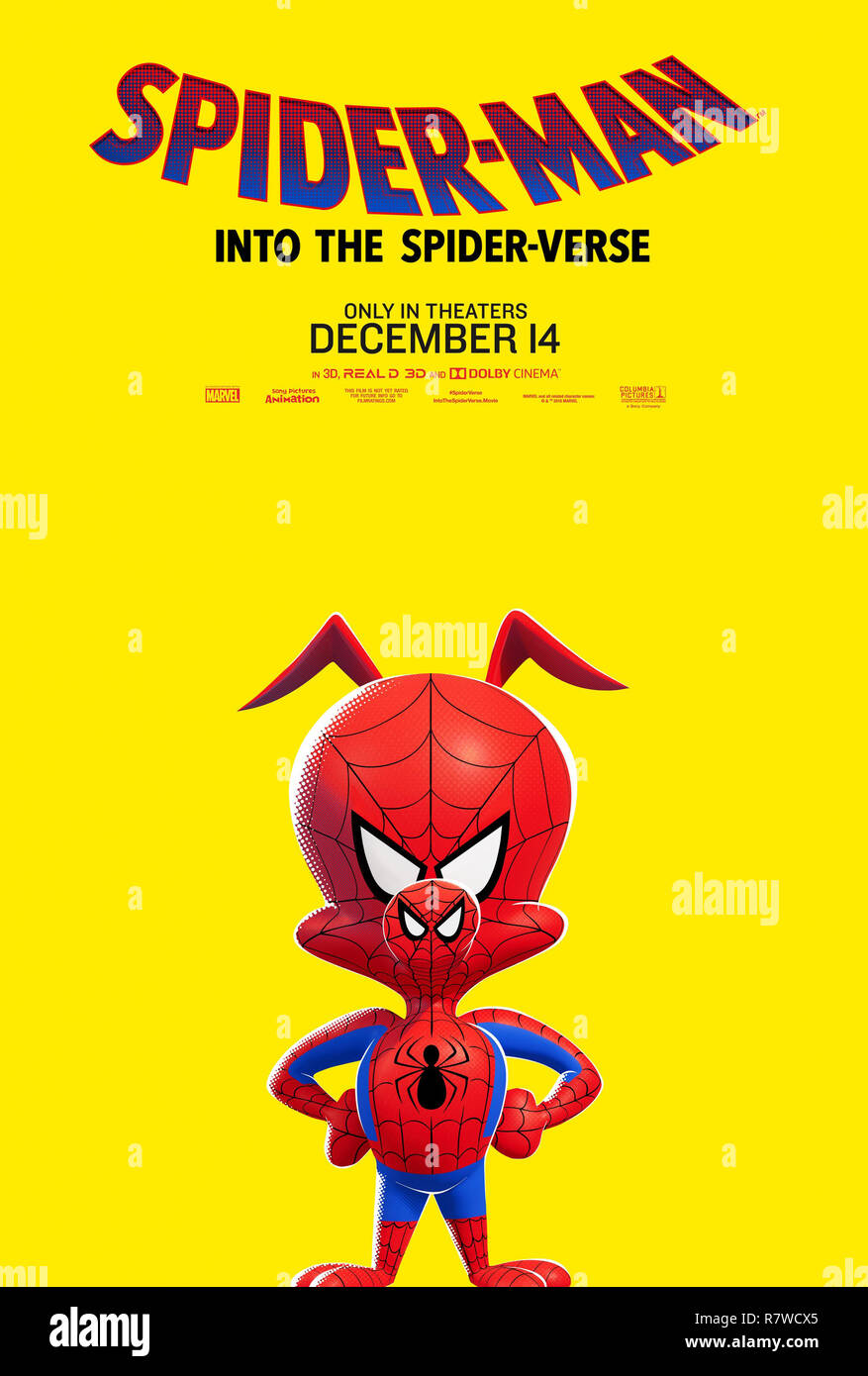 SPIDERMAN INTO THE SPIDERVERSE, US advance poster, SpiderHam (voice