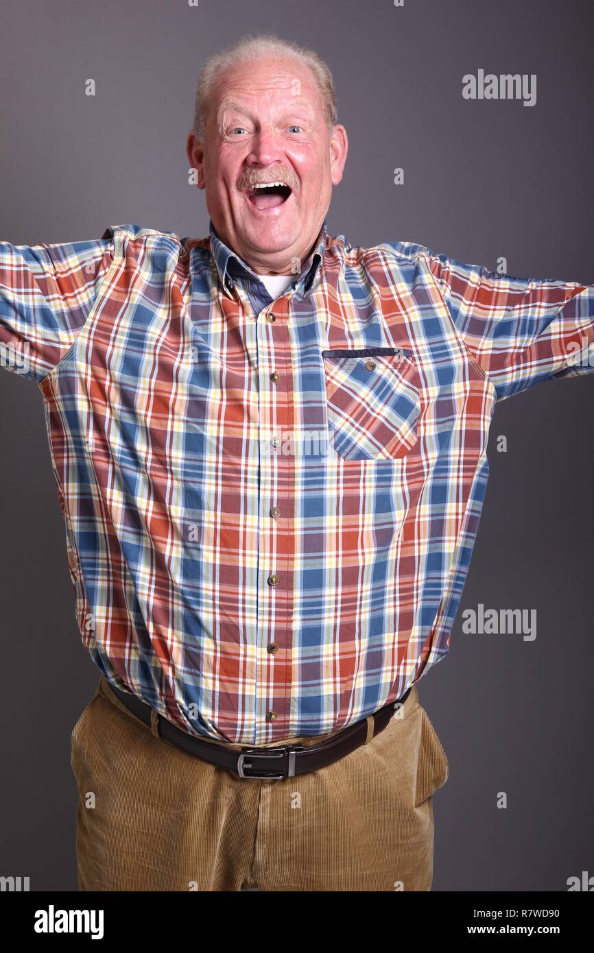 Portrait of a Beautiful old man Stock Photo - Alamy