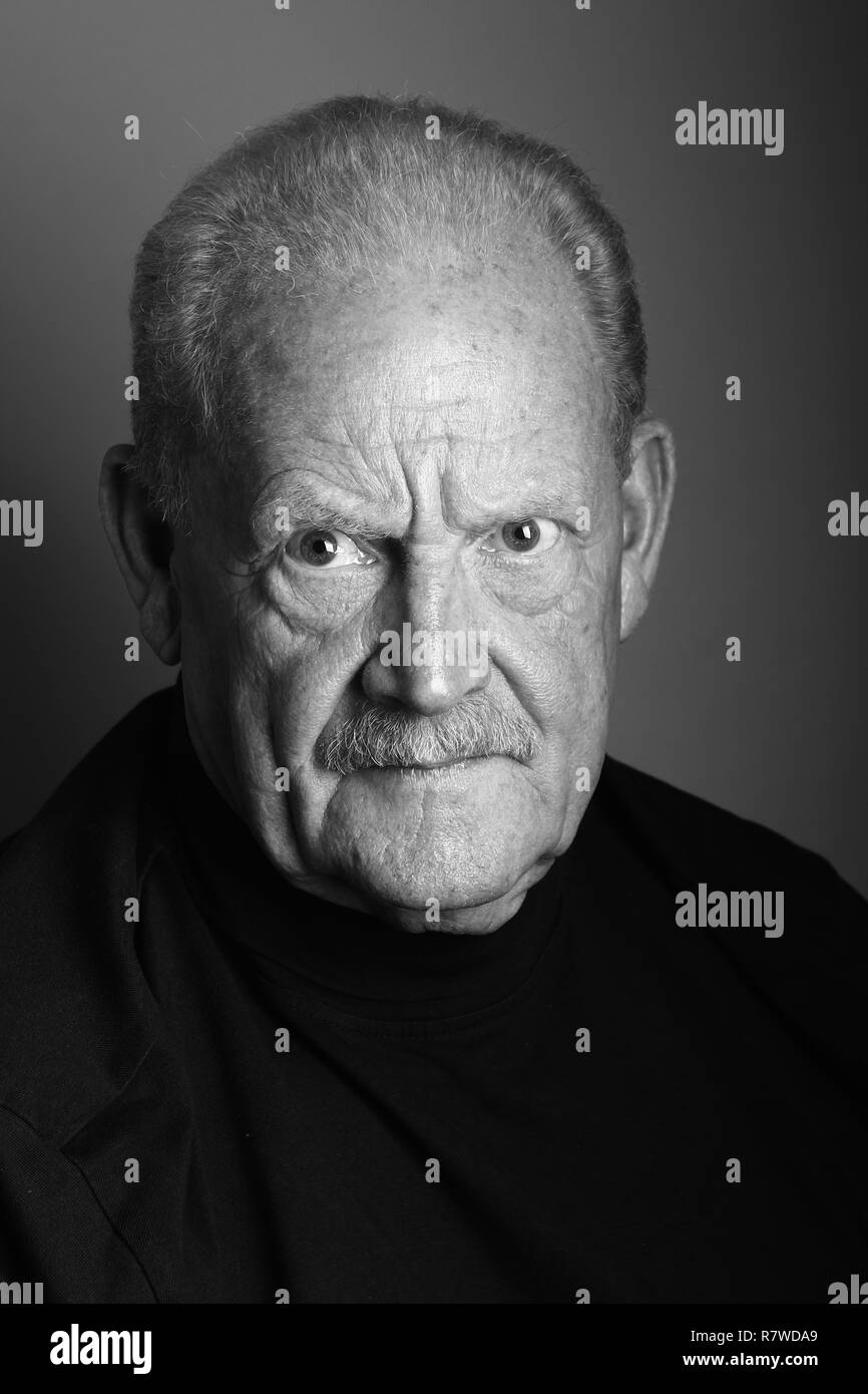 Portrait of a Beautiful old man Stock Photo - Alamy