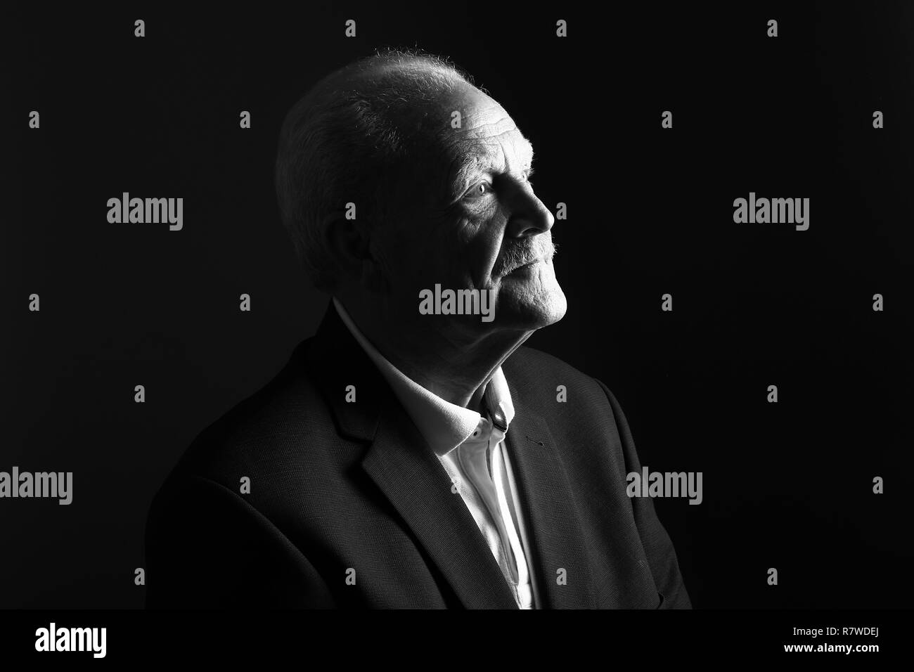 Portrait of a Beautiful old man Stock Photo - Alamy