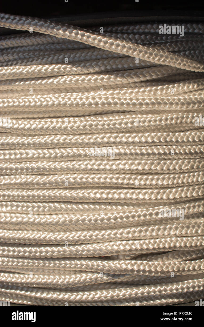 rope in view as a thread background in view Stock Photo - Alamy