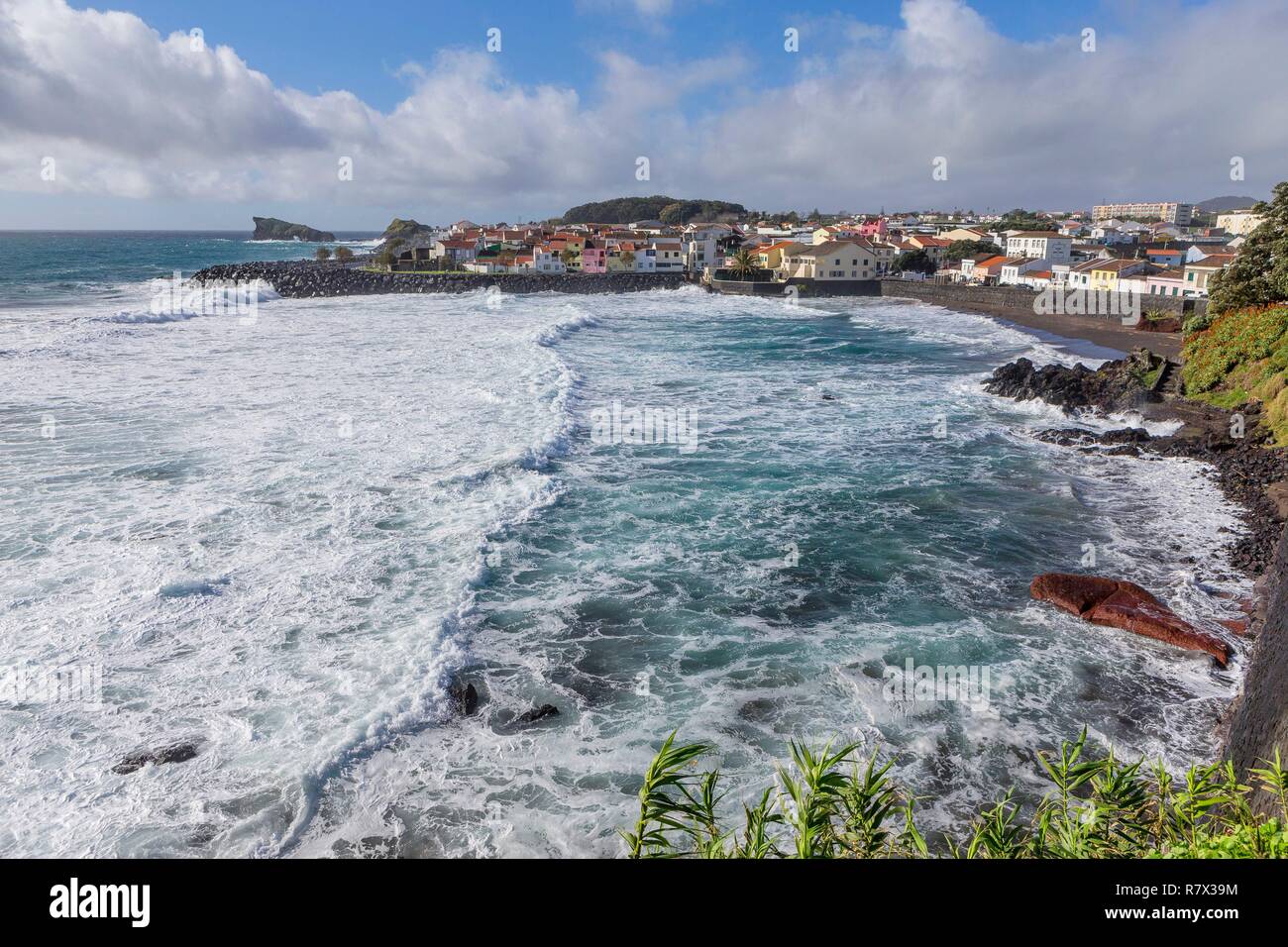 Portugal, Azores Archipelago, Sao Miguel Island, Sao Roque Stock Photo