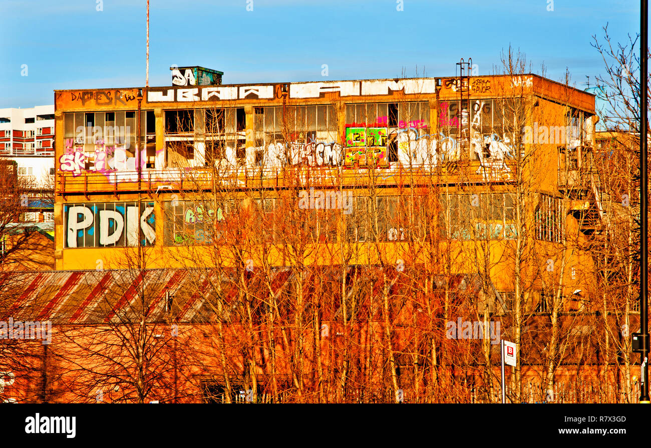 Abandoned Building, Byker, Newcastle upon Tyne, England Stock Photo Alamy