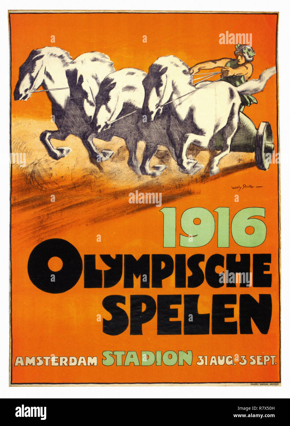 Vintage olympic poster hi-res stock photography and images - Alamy
