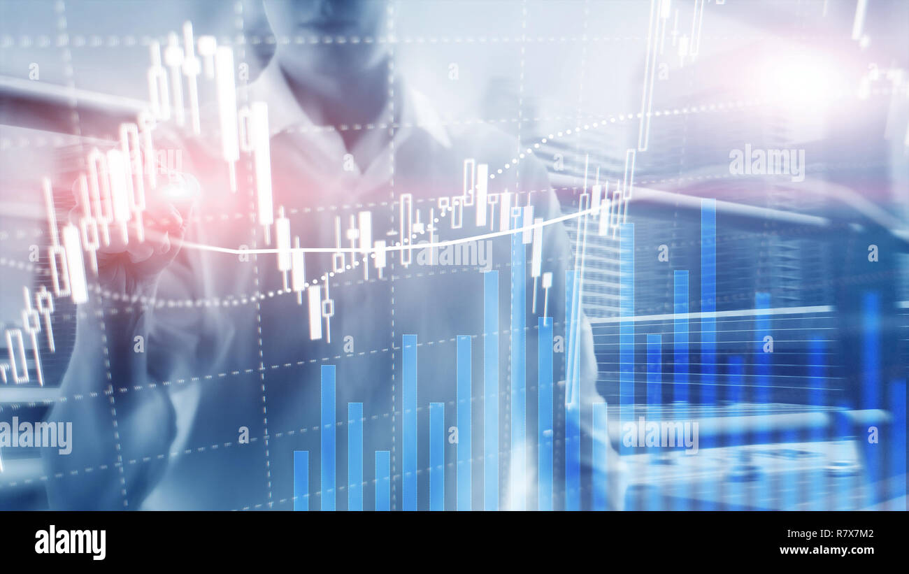 Forex Trading Financial Market Investment Concept On Business - 