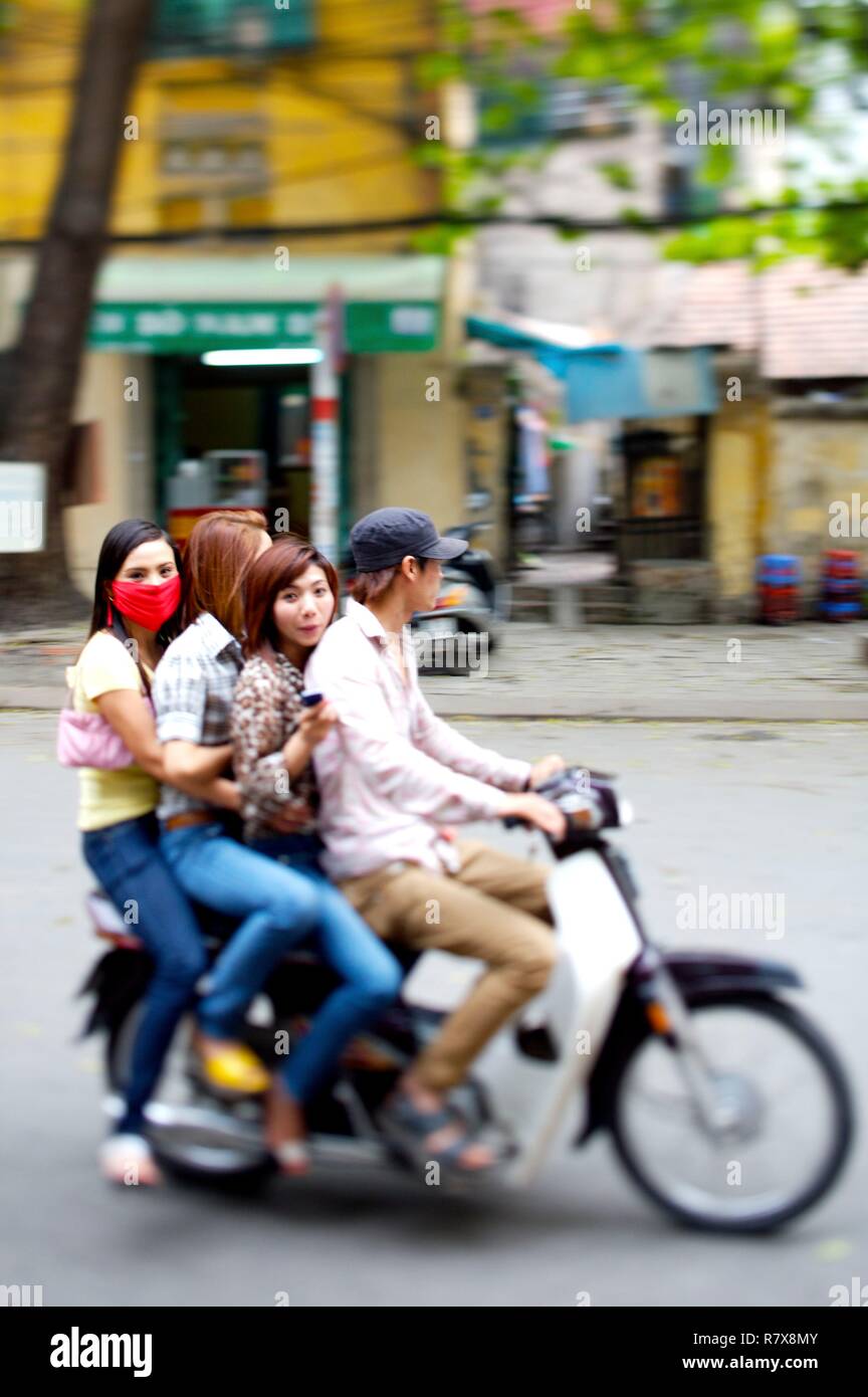 Vietnam, Hanoi, street atmosphere Stock Photo