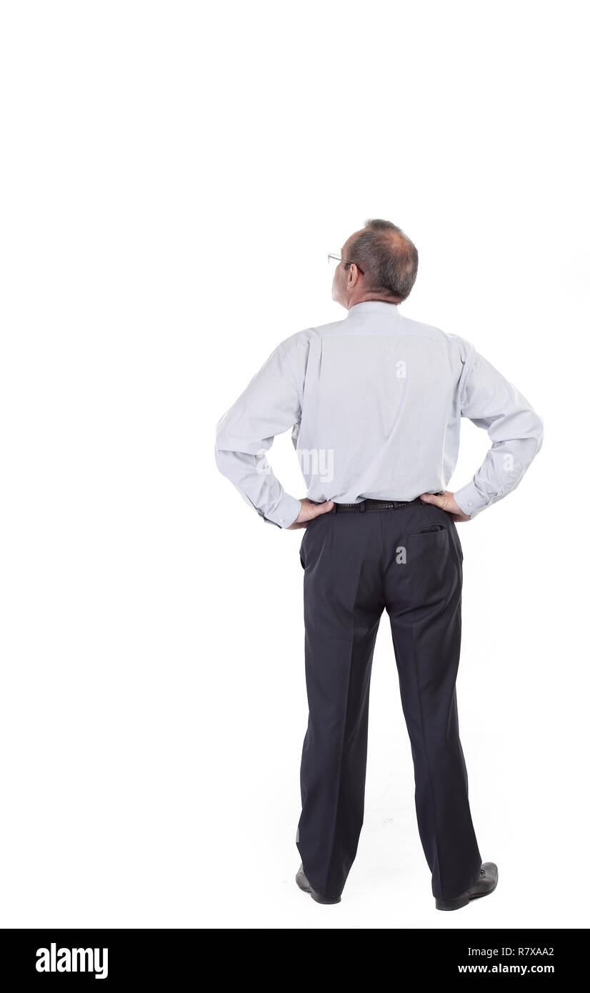 Good looking adult male rear view hi-res stock photography and images ...