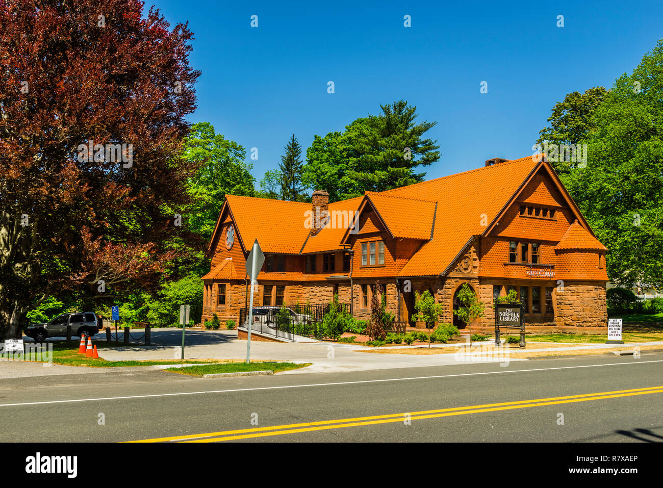 Norfolk Library Norfolk, Connecticut, USA Stock Photo Alamy