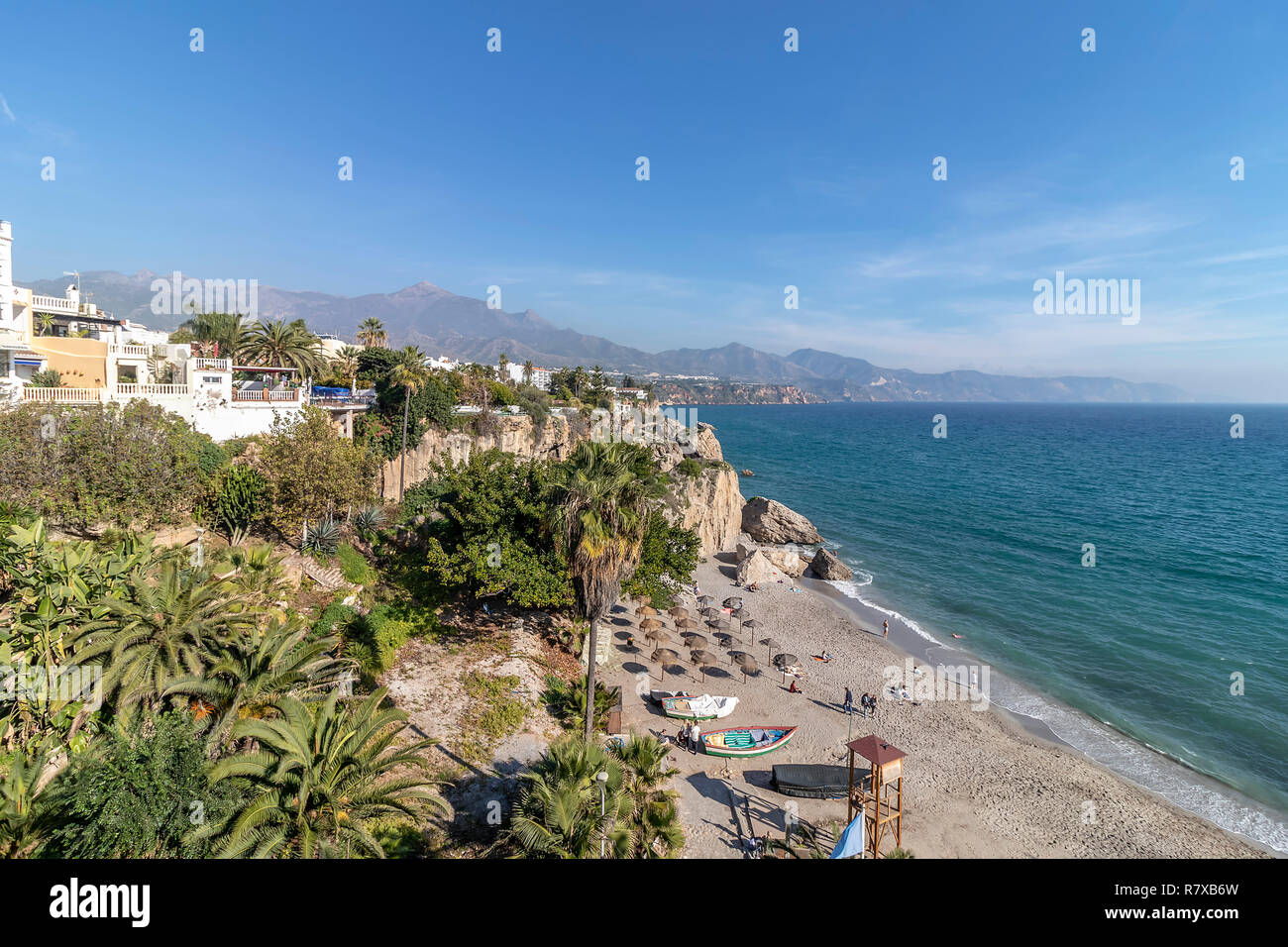 Aerial view nerja costa del hi-res stock photography and images - Alamy