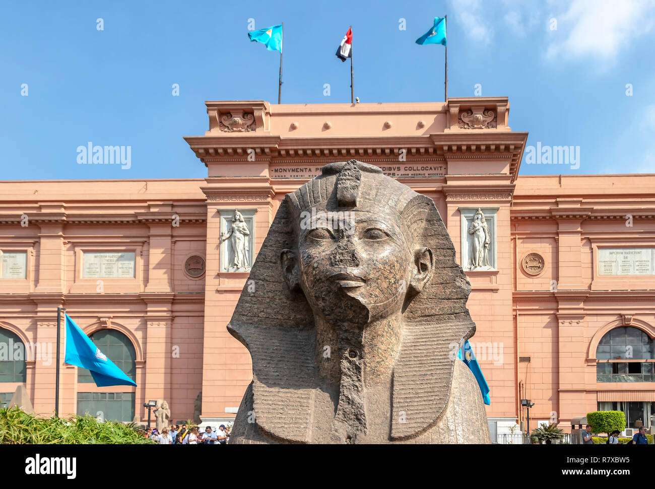 Cairo, Egypt - September 15, 2018: Egyptian Museum of Cairo in Egypt Stock Photo