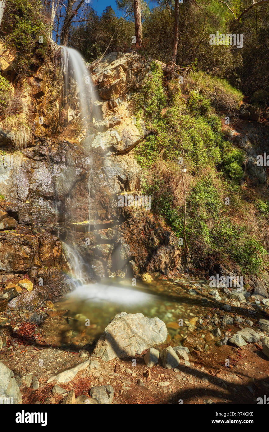 Kalidonia Waterfall limassol district hi-res stock photography and images - Alamy