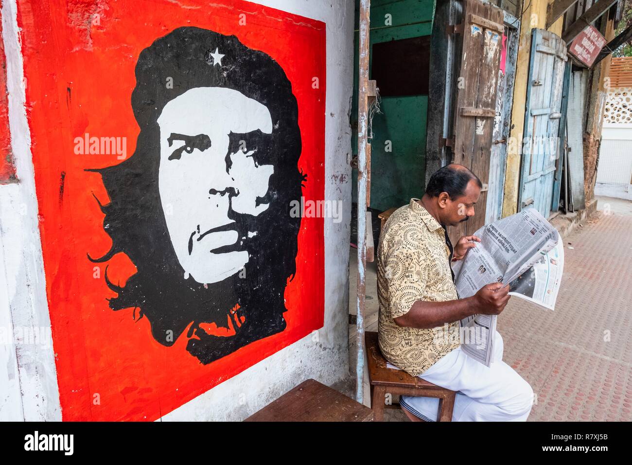 Inde, state of Kerala, Kochi (or Cochin), Fort Kochi district