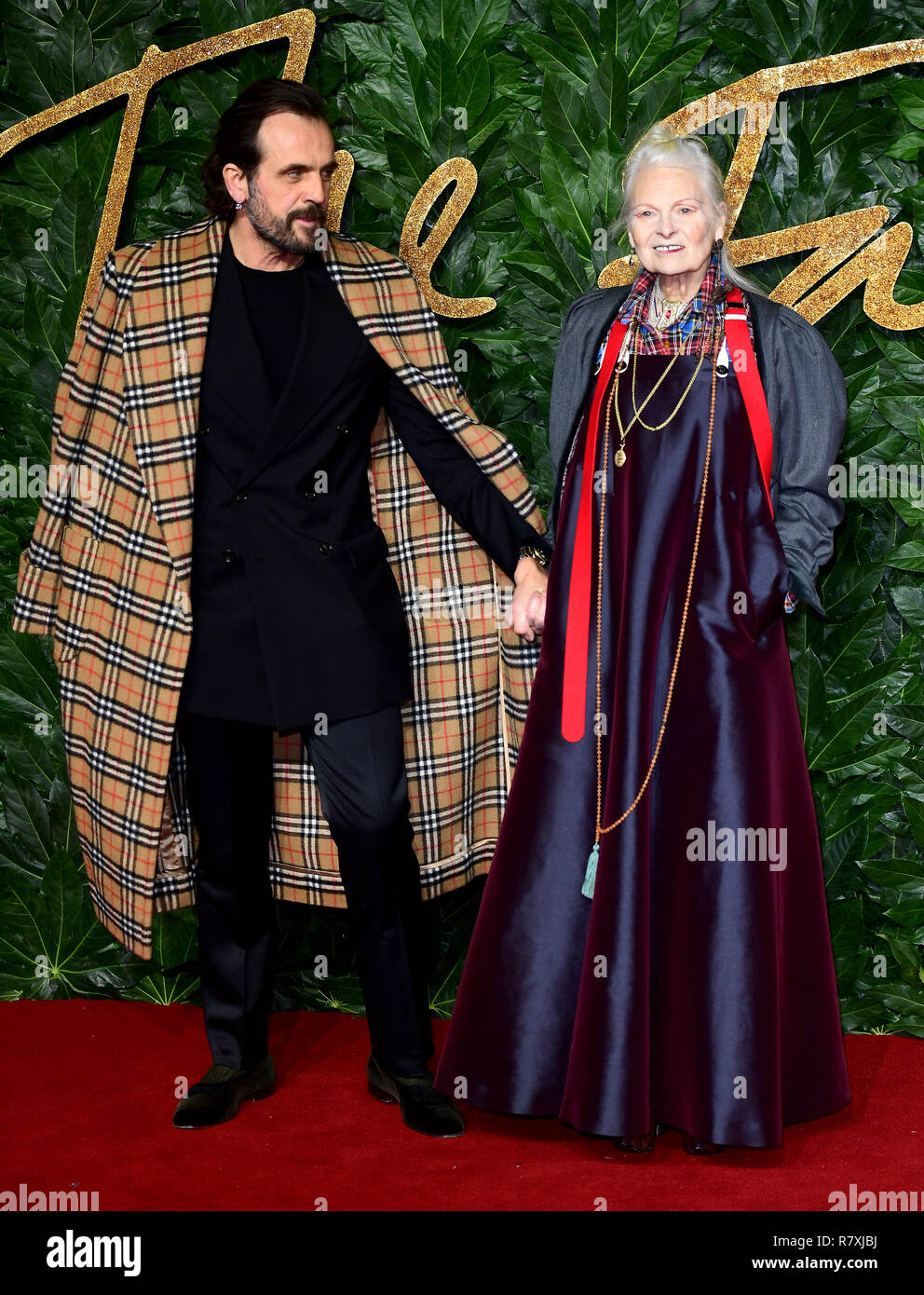 Andreas Kronthaler and Vivienne Westwood attending the Fashion
