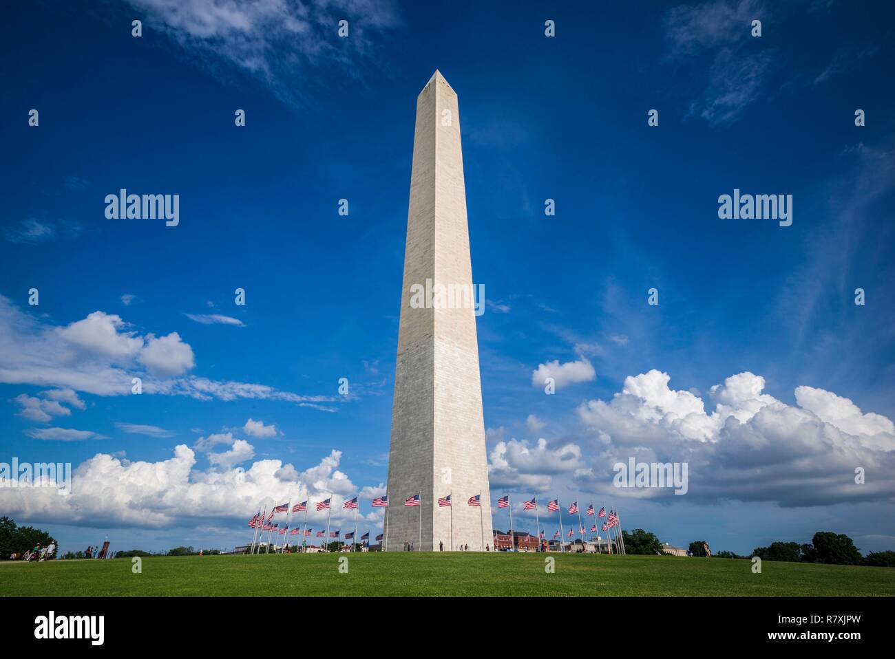 United States, District of Columbia, Washington, National Mall, Washington Monument Stock Photo