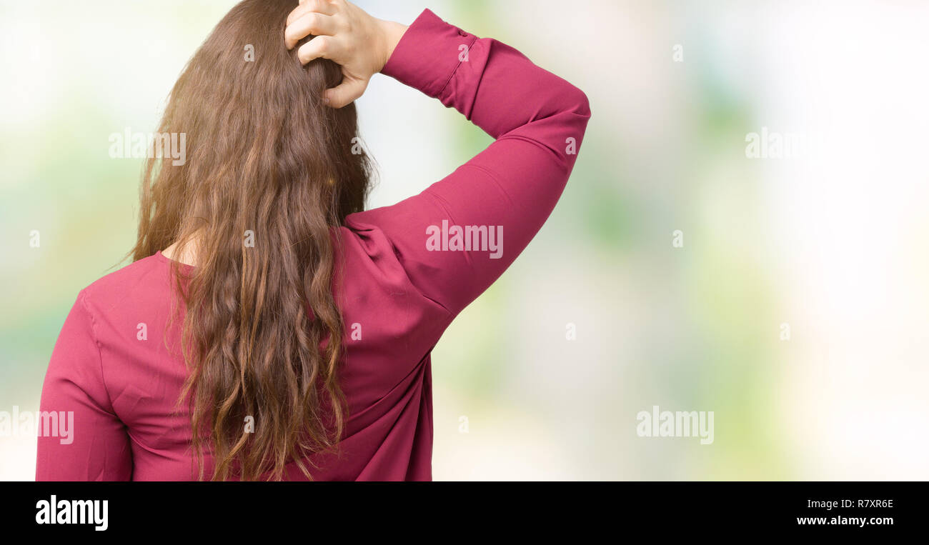 Curvy woman rear view hi-res stock photography and images - Alamy