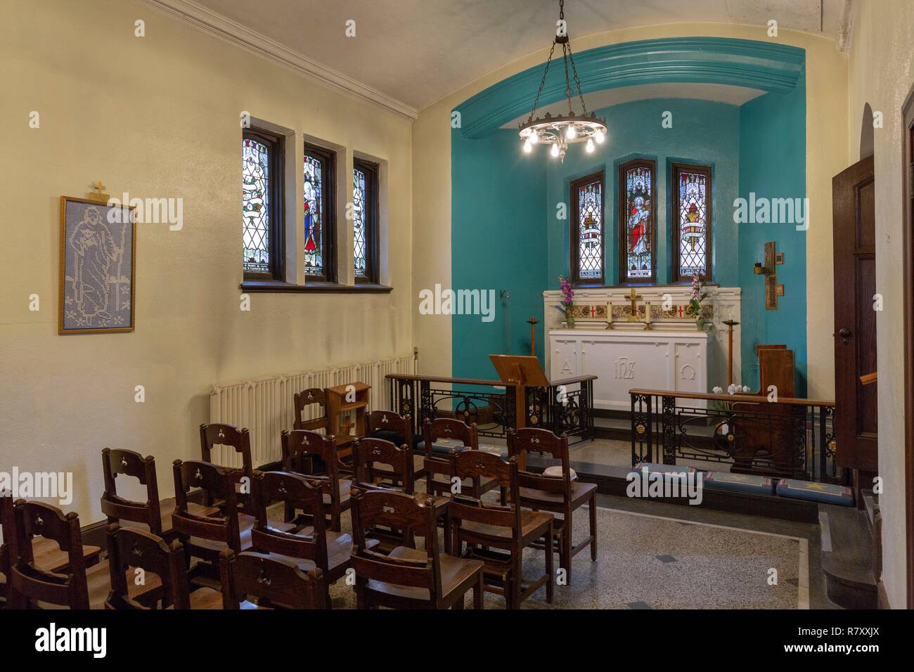 Canada, Quebec province, Montreal, Religious Heritage, Trinity Anglican Memorial Church in Notre-Dame-de-Grâce Stock Photo