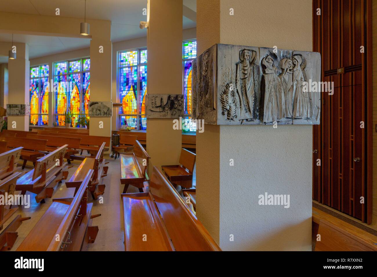 Canada, Quebec province, Montreal, Religious Heritage, Church of St. Francis of Assisi in Mercier East Stock Photo