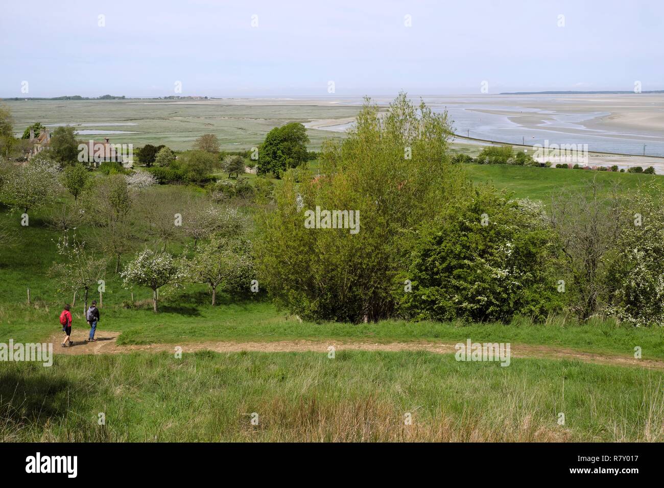 France, Somme, Saint Valery sur Somme, Cap Hornu, from the chapel of