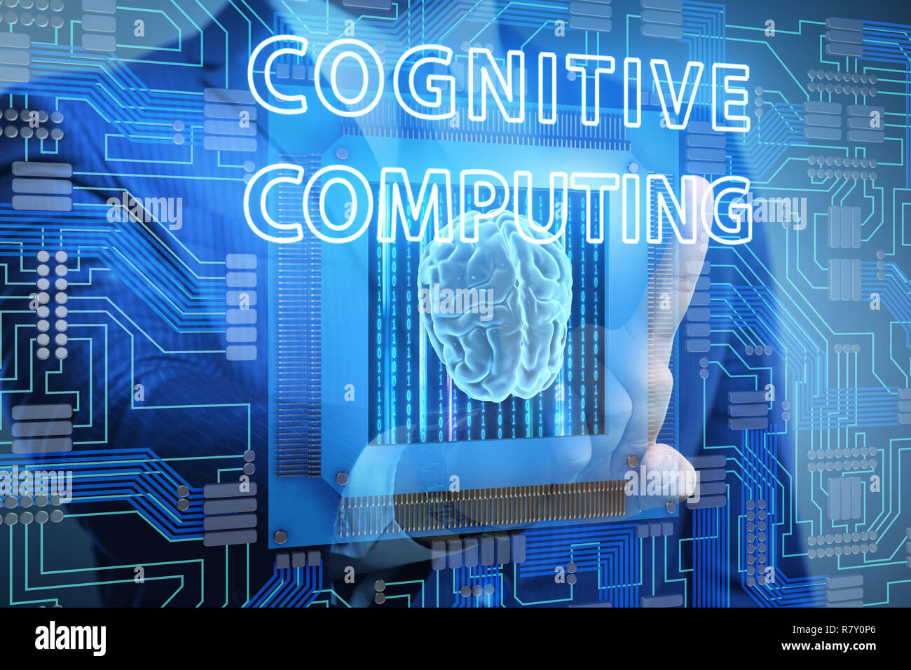 Cognitive computing concept as modern technology Stock Photo - Alamy