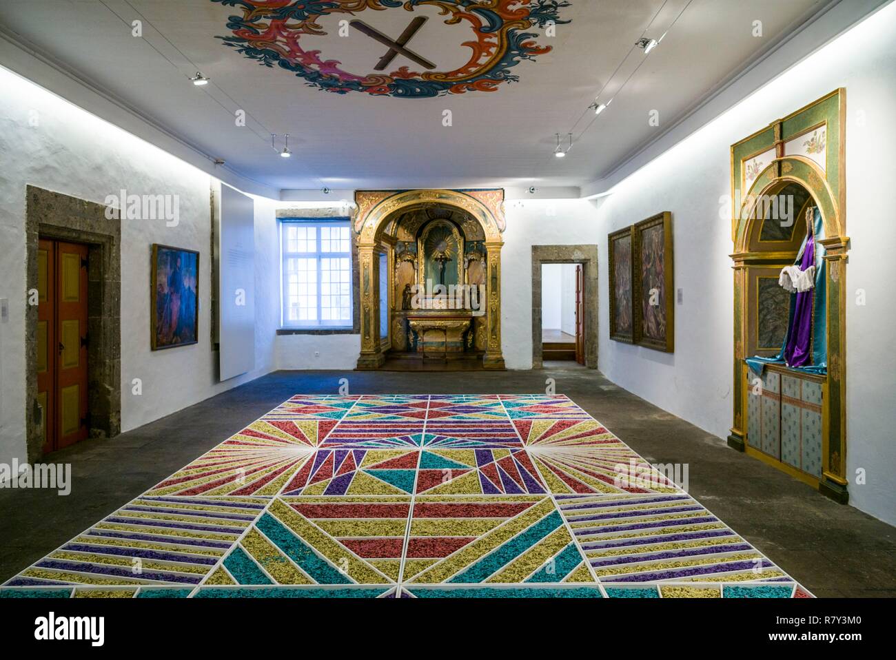 Portugal, Azores, Sao Miguel Island, Ponta Delgada, Museo Carlos