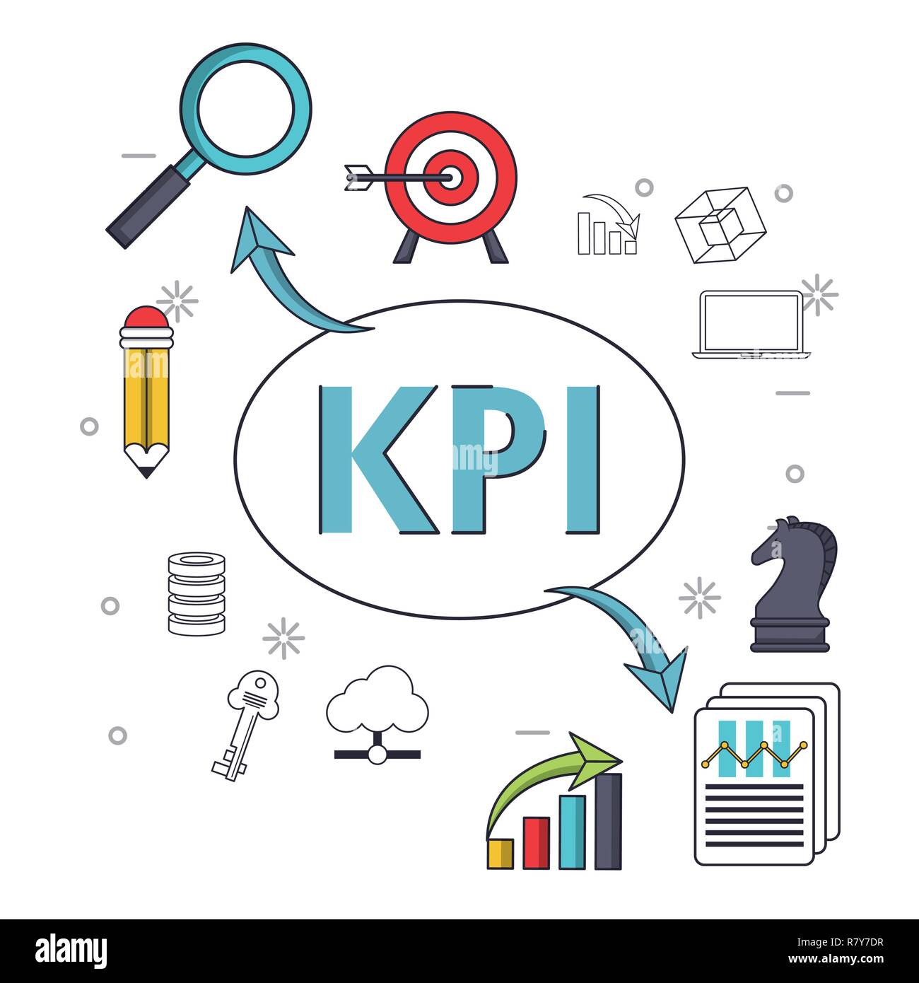 key performance indicator Stock Vector Image & Art - Alamy