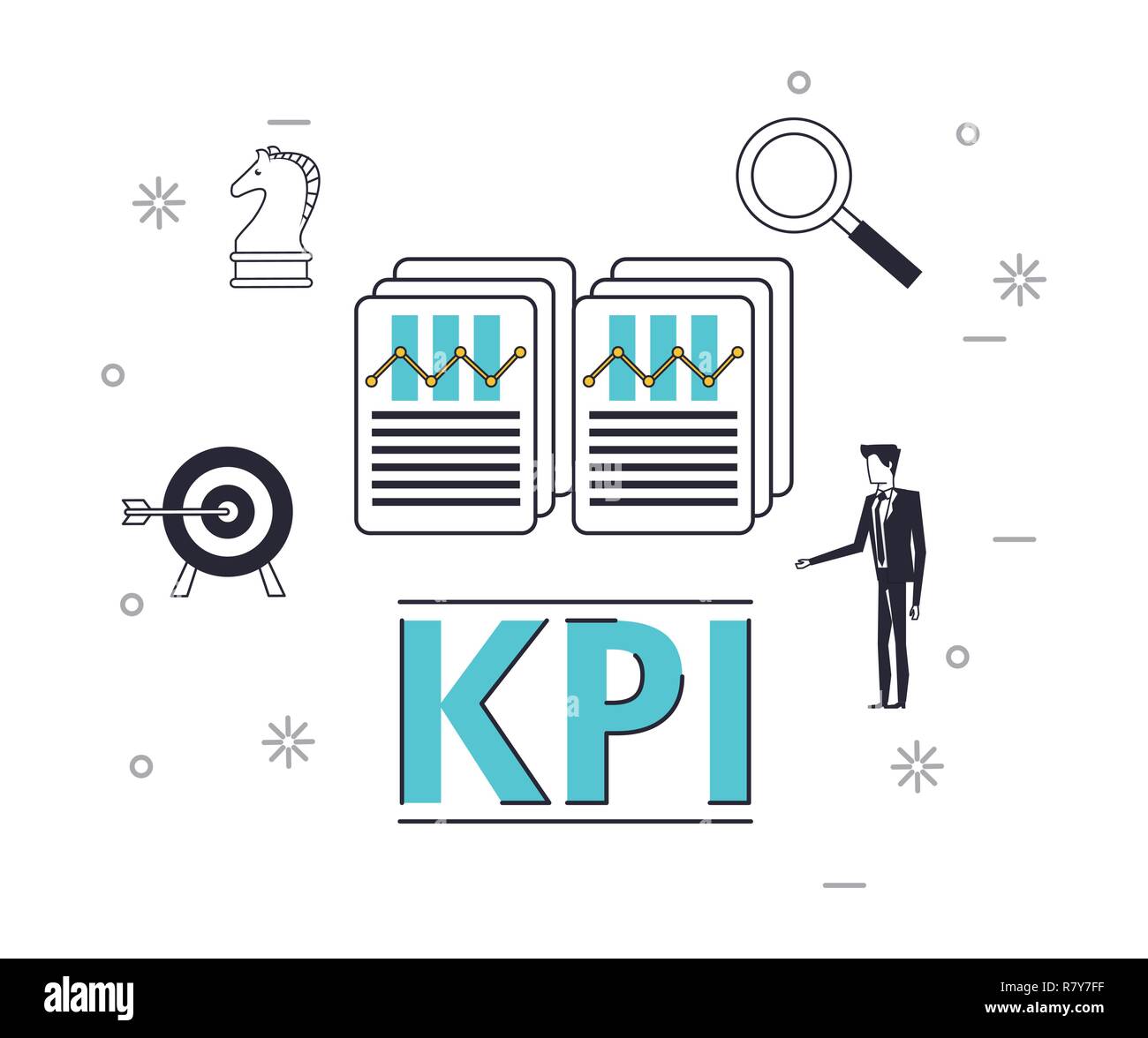 key performance indicator Stock Vector Image & Art - Alamy