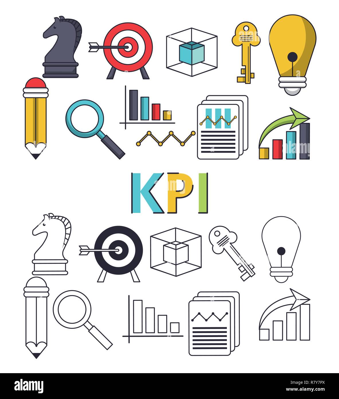 key performance indicator Stock Vector Image & Art - Alamy