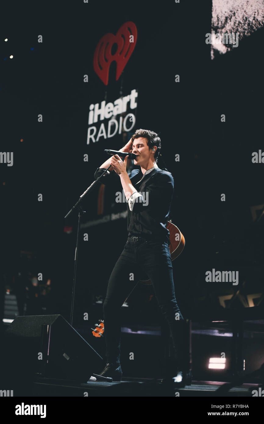 Shawn Mendes at the iHeartRadio Jingle Ball at the TD Garden on