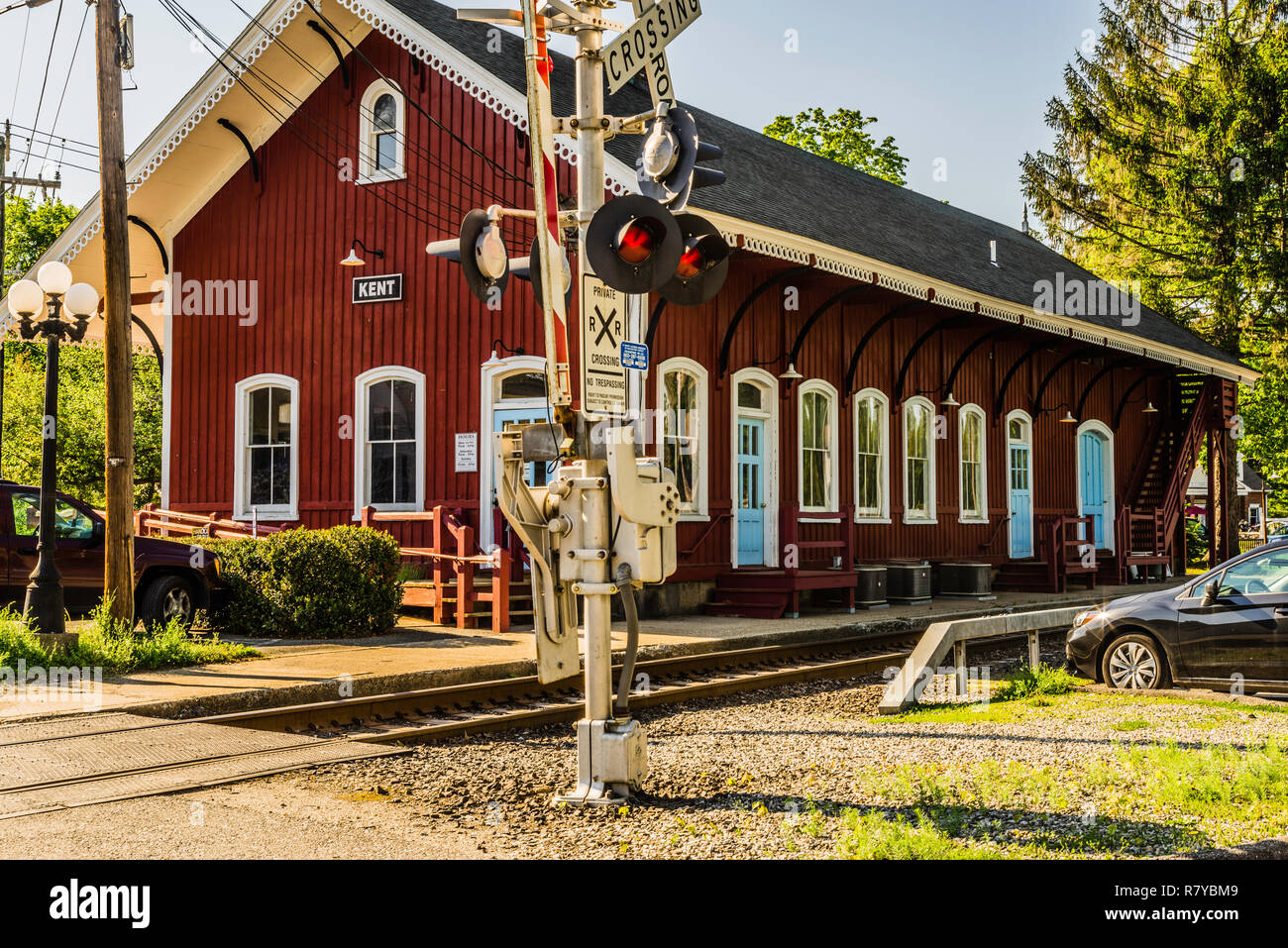 Kent Station Main Street Kent, Connecticut, USA Stock Photo Alamy