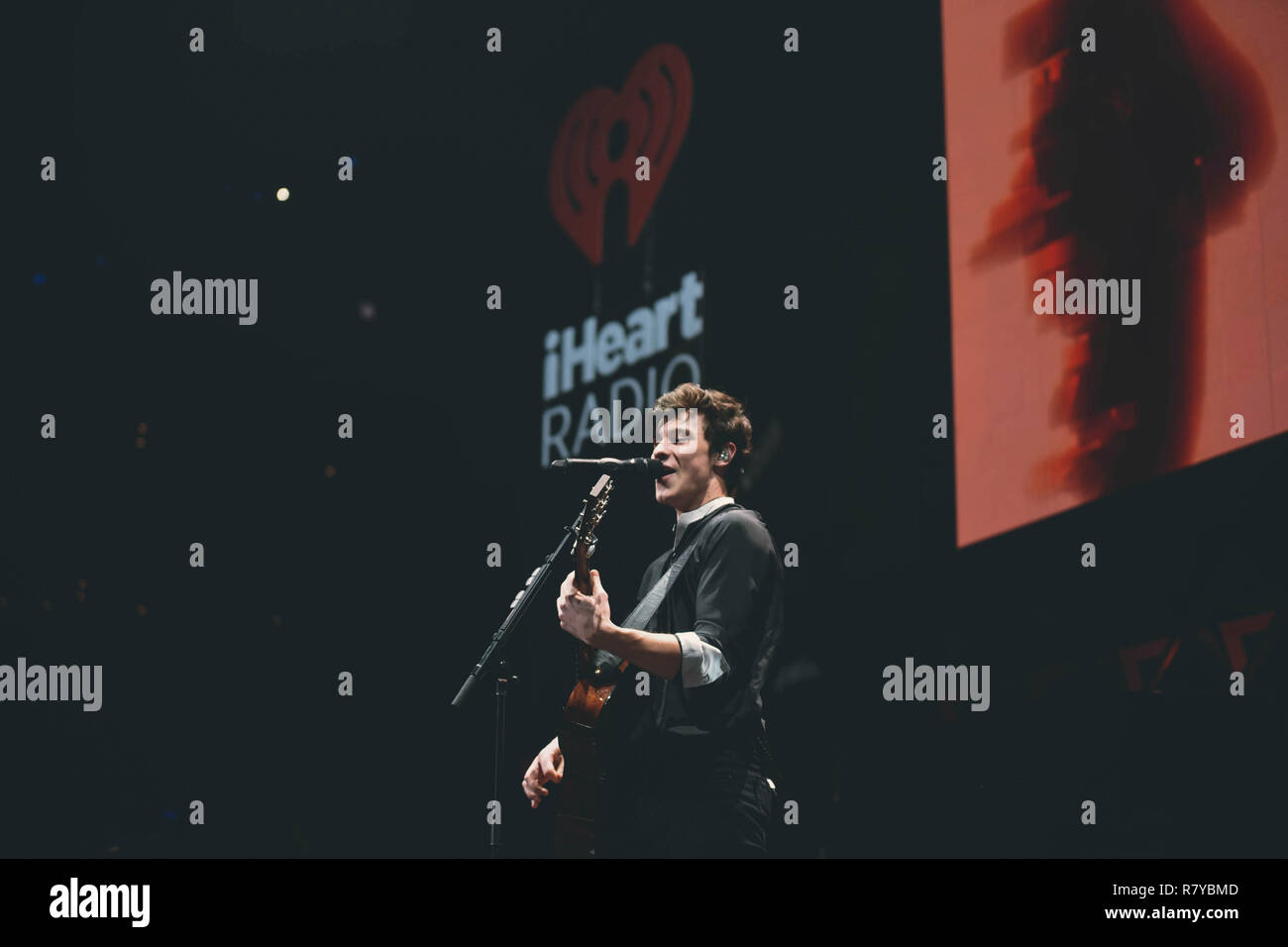 Shawn Mendes at the iHeartRadio Jingle Ball at the TD Garden on