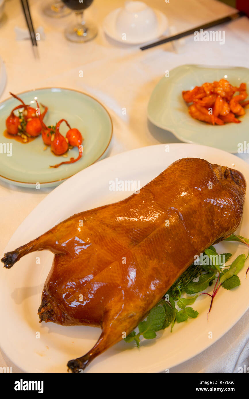 The roast duck Stock Photo - Alamy