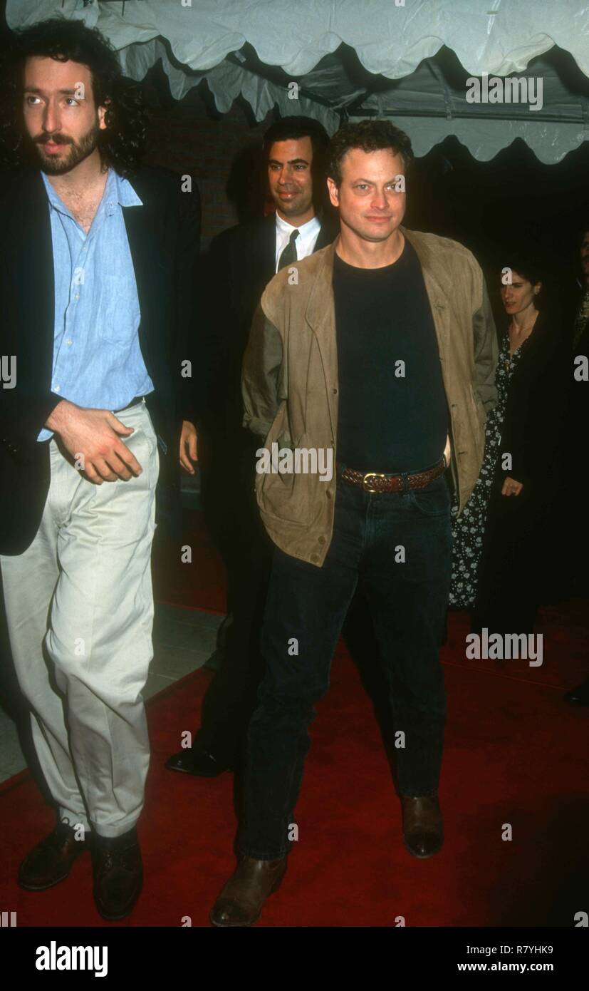 WESTWOOD, CA - MARCH 30: Actor Gary Sinise attends the 'Jack the Bear' Premiere on March 30, 1993 at the Mann National Theatre in Westwood, California. Photo by Barry King/Alamy Stock Photo Stock Photo