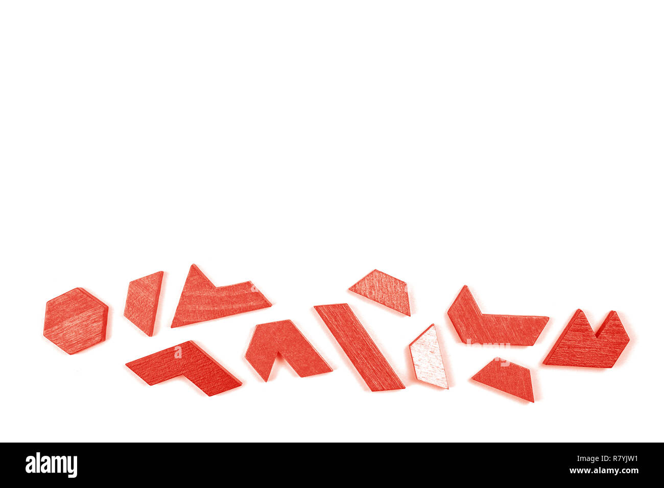 Tangram hexagon hi-res stock photography and images - Alamy