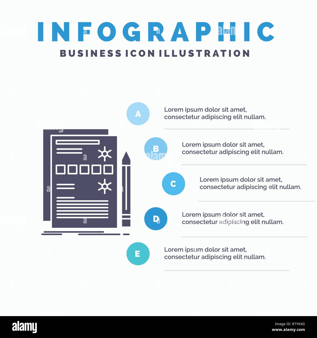 Component Data Design Hardware System Infographics Template For