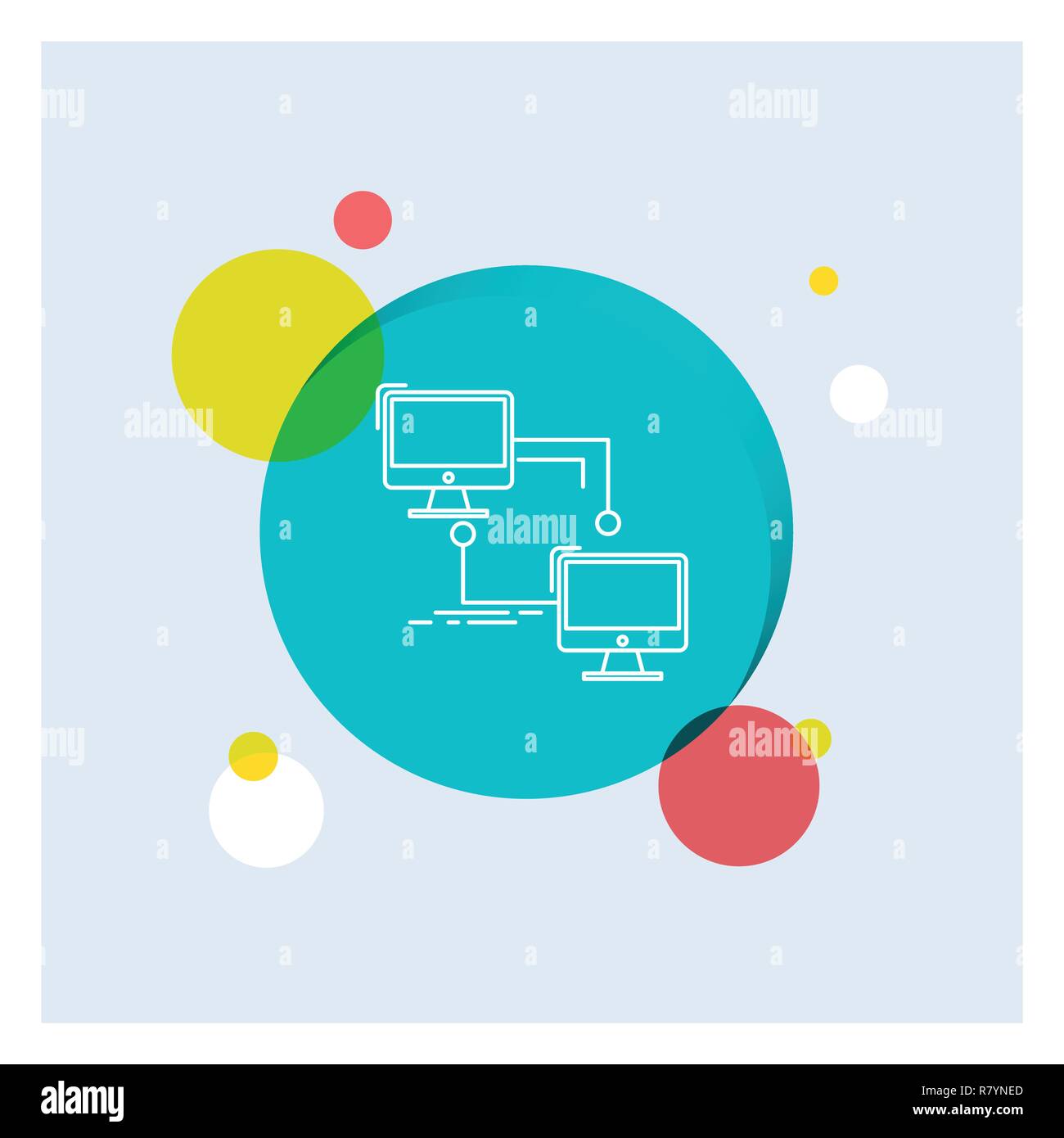 Virtual lan background Stock Vector Images Alamy