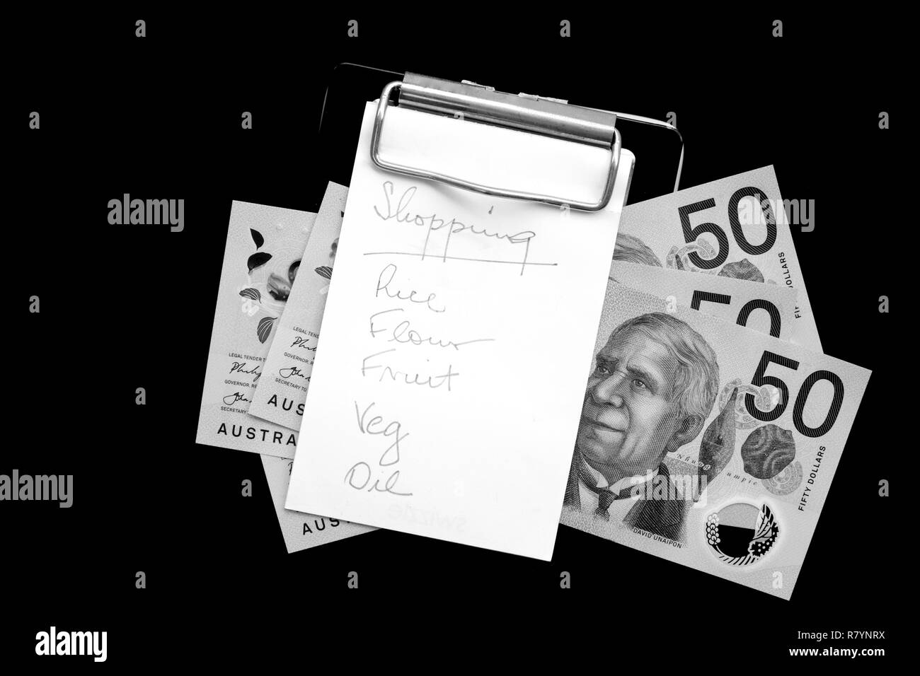 Australian dollar note Black and White Stock Photos & Images - Alamy