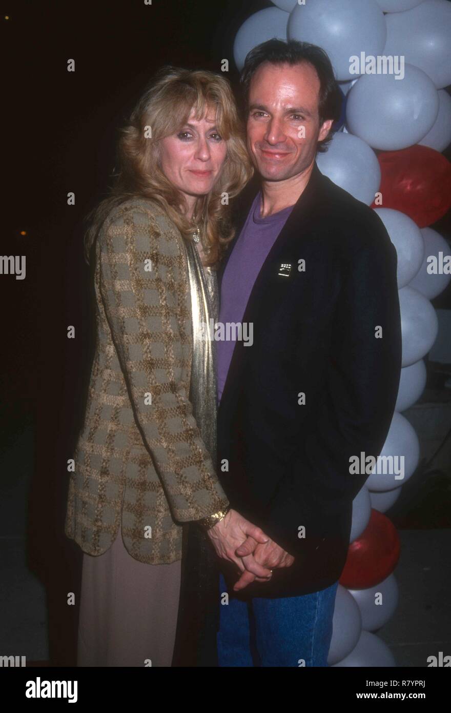 SANTA MONICA, CA - APRIL 8: Actress Judith Light and husband actor Robert Desiderio attend event on April 8, 1993 at The Museum of Flying in Santa Monica, California. Photo by Barry King/Alamy Stock Photo Stock Photo