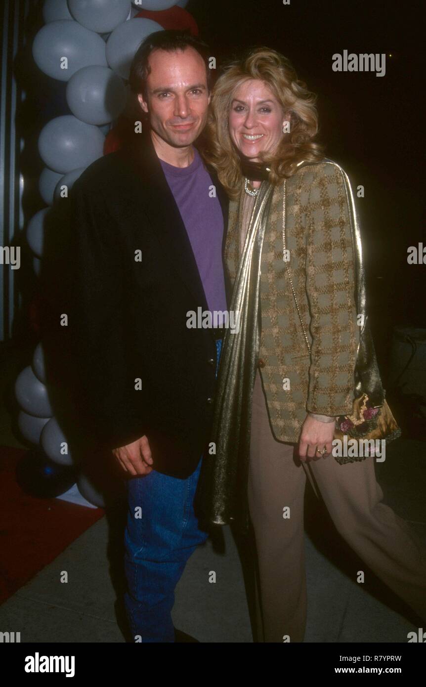 SANTA MONICA, CA - APRIL 8: Actor Robert Desiderio and wife actress Judith Light attend event on April 8, 1993 at The Museum of Flying in Santa Monica, California. Photo by Barry King/Alamy Stock Photo Stock Photo
