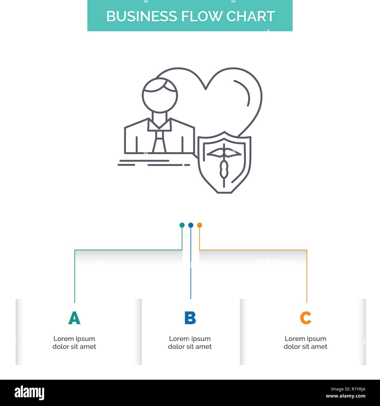 insurance, family, home, protect, heart Business Flow Chart ...