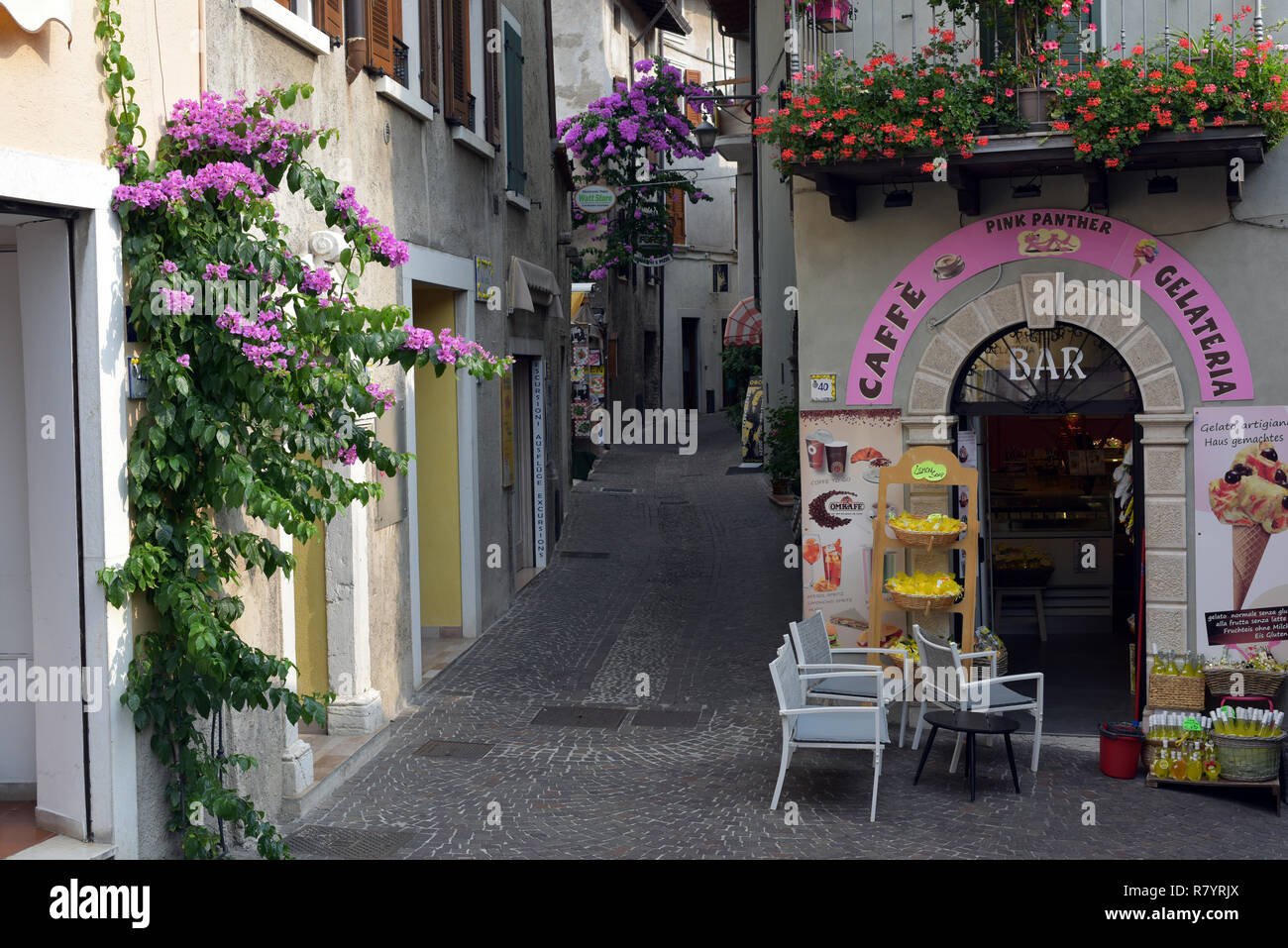 limone sul Garda Lake Garda Italy Stock Photo
