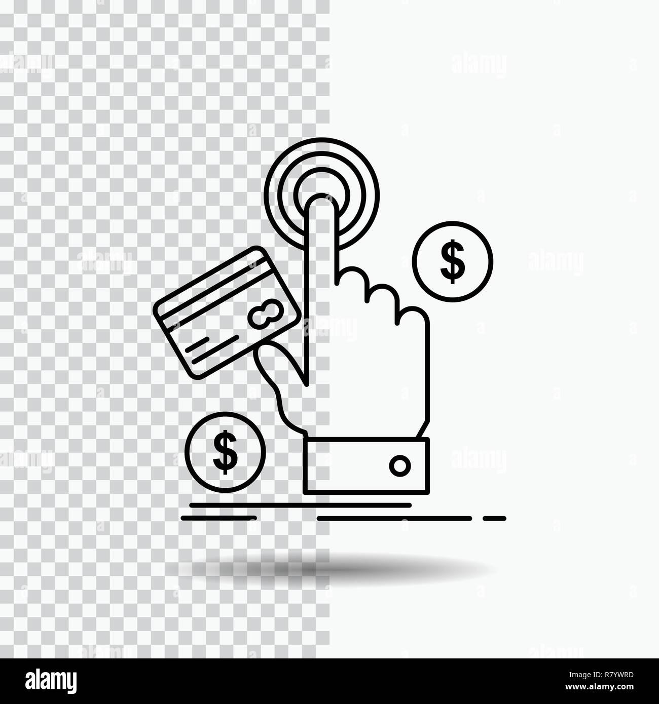 Click here transparent vector hi-res stock photography and images - Alamy