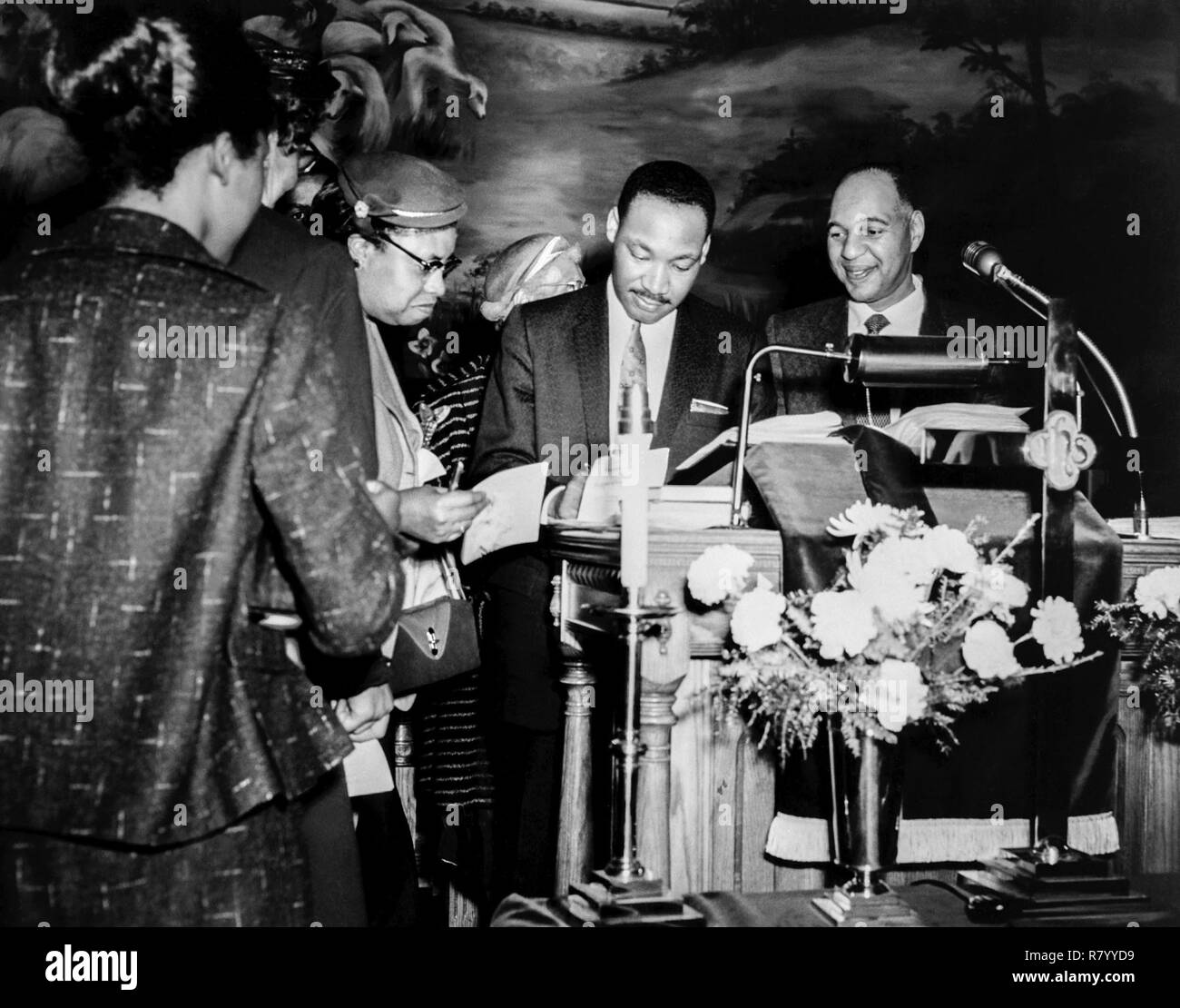 Martin Luther King, Jr., in Durham, North Carolina in 1958. (USA) Stock Photo