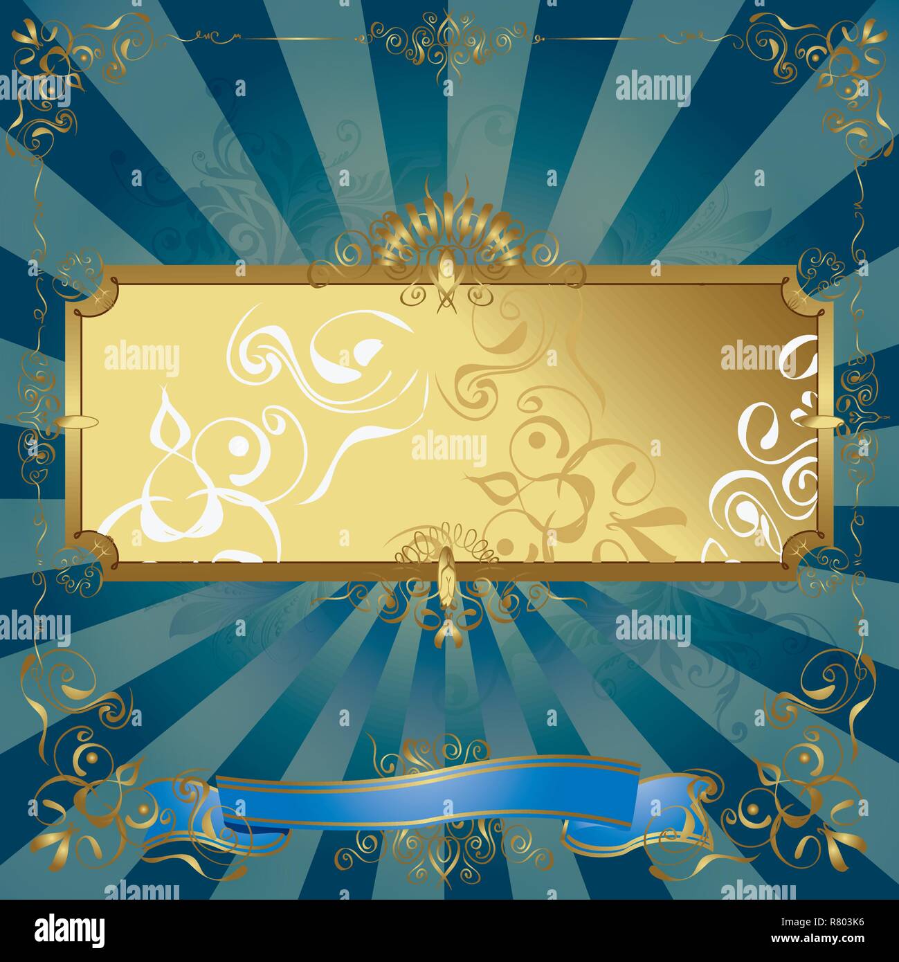 Abstract technology lines blue colorful wave vector with background Stock Vector