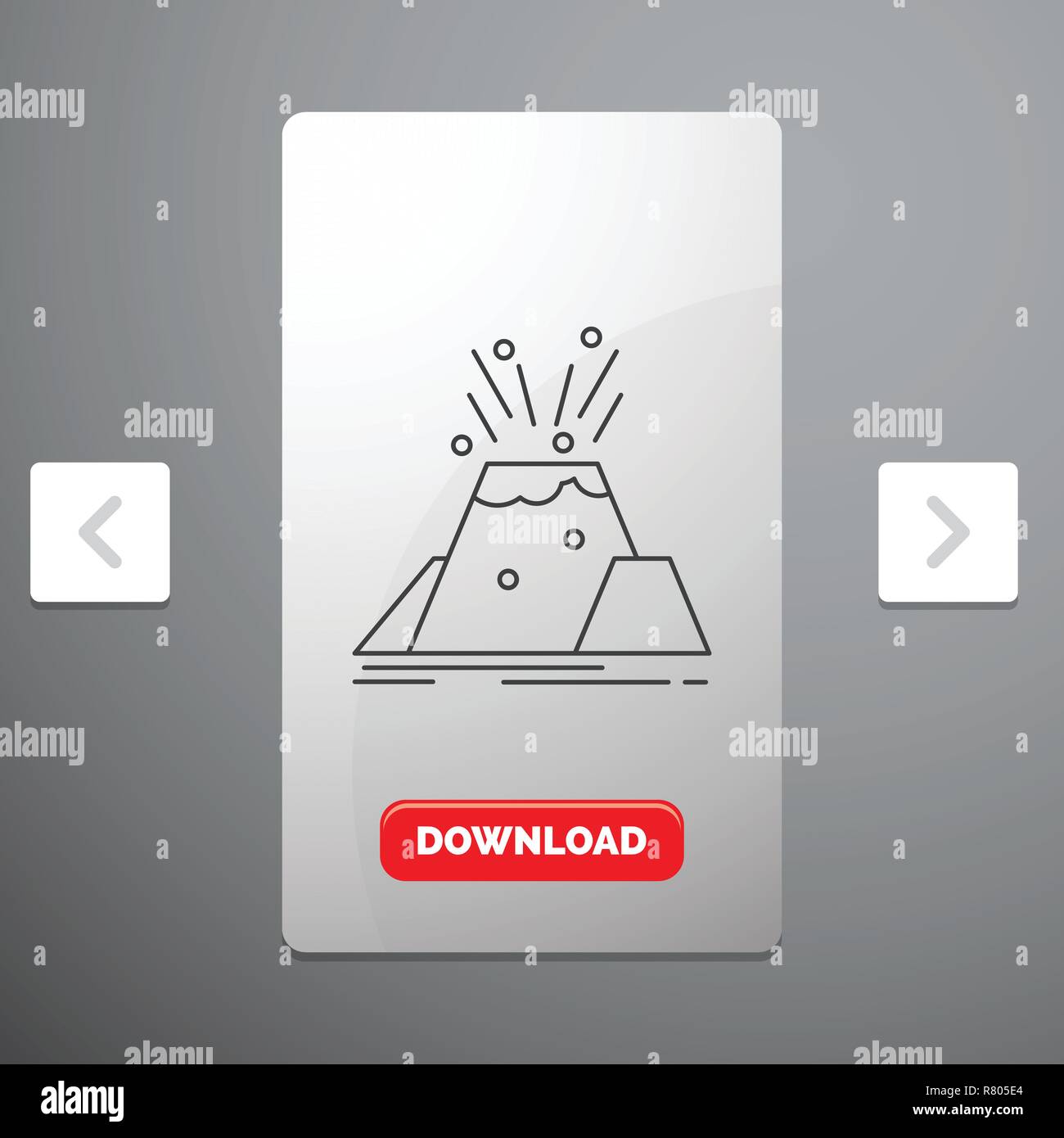 Avalanche zone Stock Vector Images - Alamy